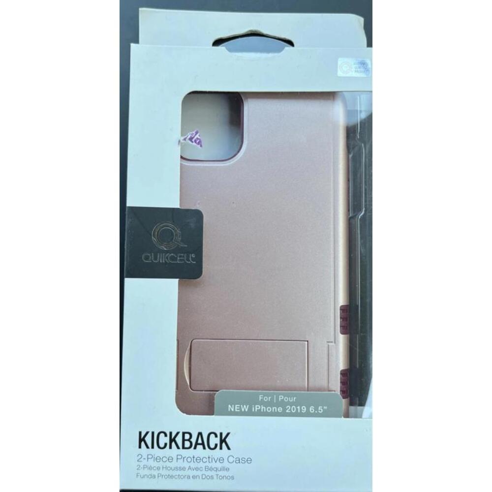 QuikCell‎ Kickback Case iPhone 11 Pro Max 6.5" Rose Gold Kickstand - NEW